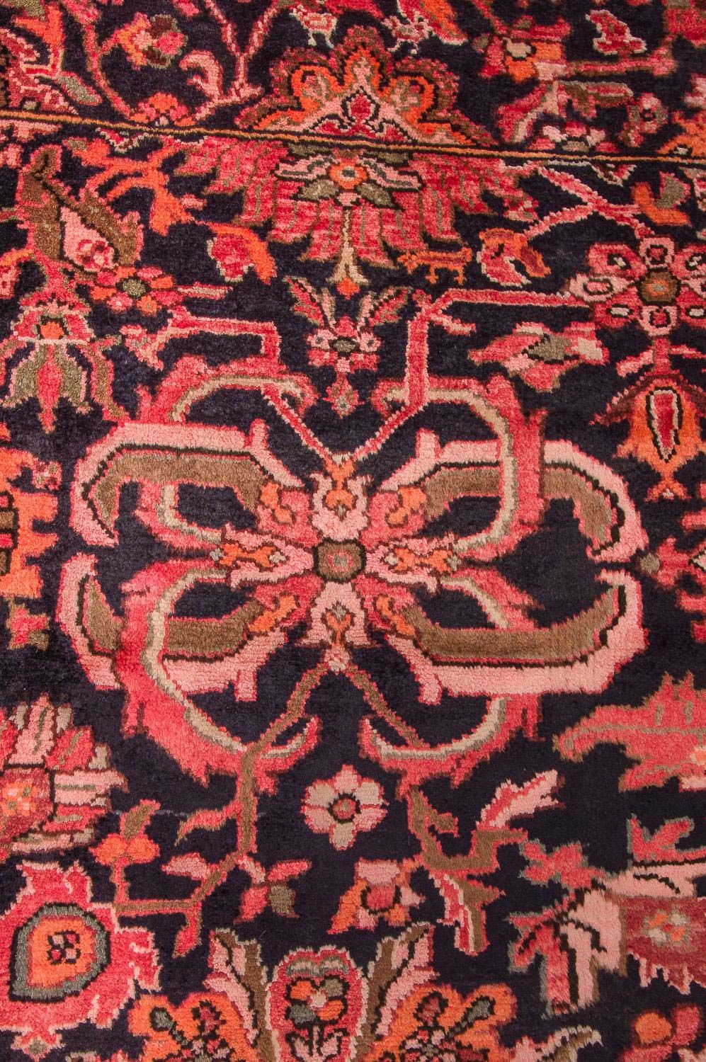 Biegacz Perski dywan - Nomadyczny - 187 x 85 cm - ciemnoniebieski