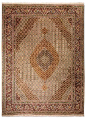 Dywan perski - Tabriz - Premium - 400 x 300 cm - brązowy