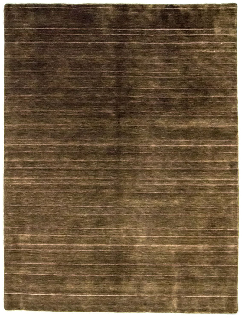 Dywan wełniany - 220 x 160 cm - brązowy