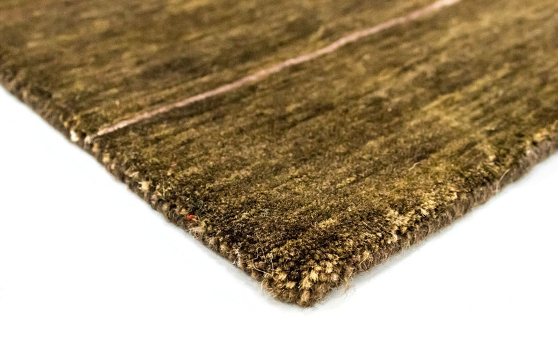 Dywan wełniany - 220 x 160 cm - brązowy