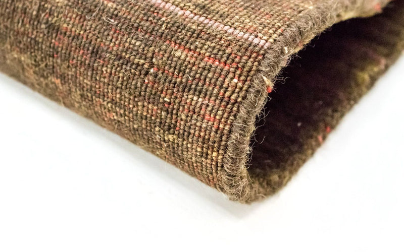 Dywan wełniany - 220 x 160 cm - brązowy