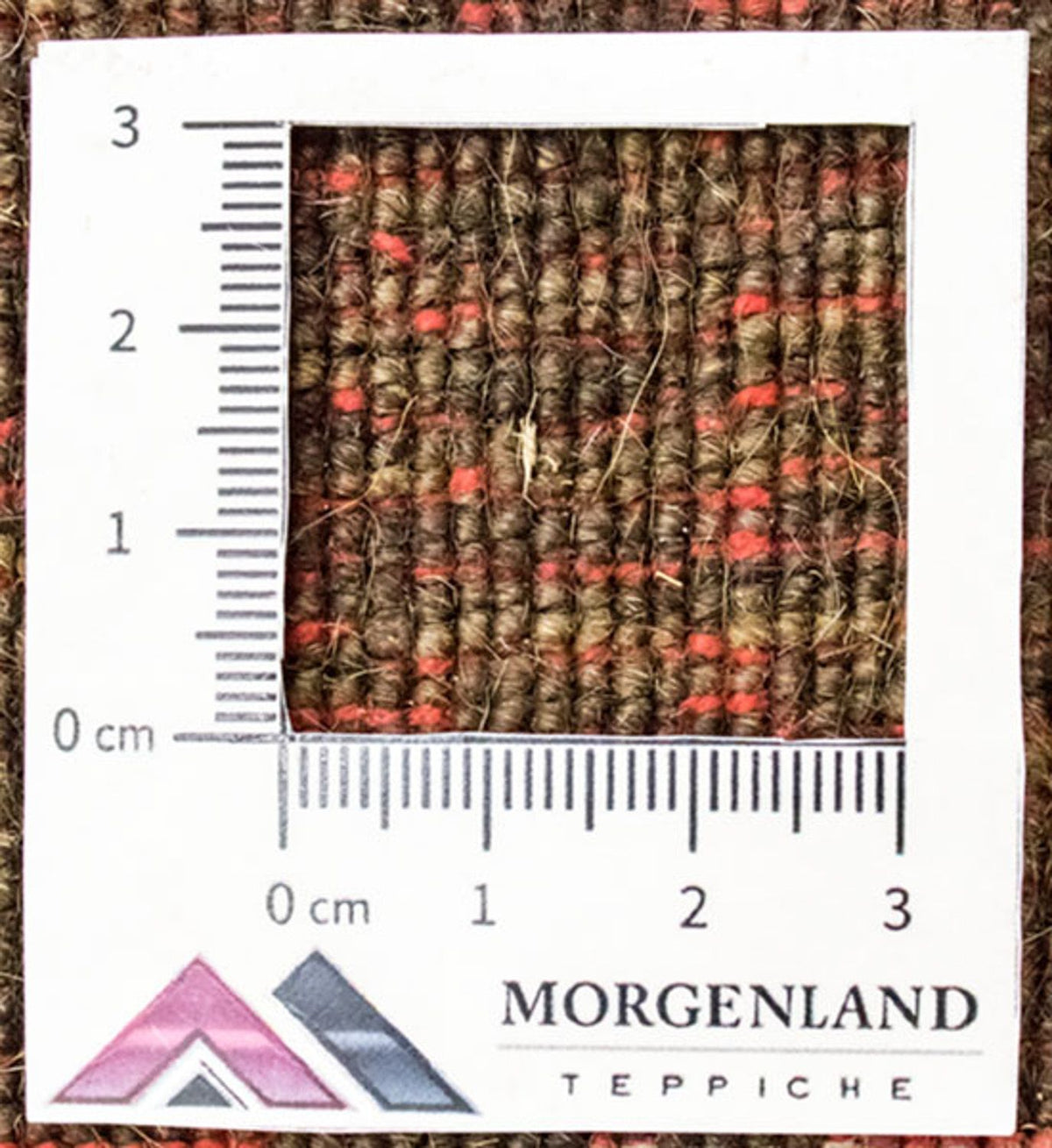 Dywan wełniany - 220 x 160 cm - brązowy