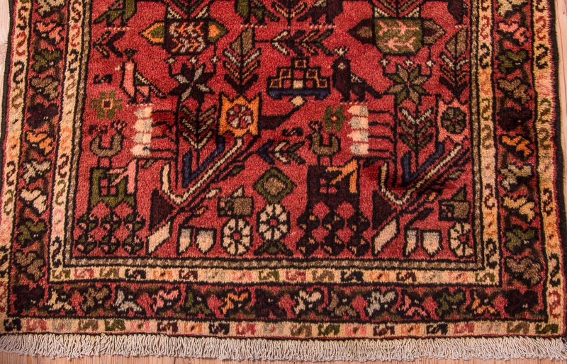 Biegacz Perski dywan - Nomadyczny - 200 x 83 cm - czerwony