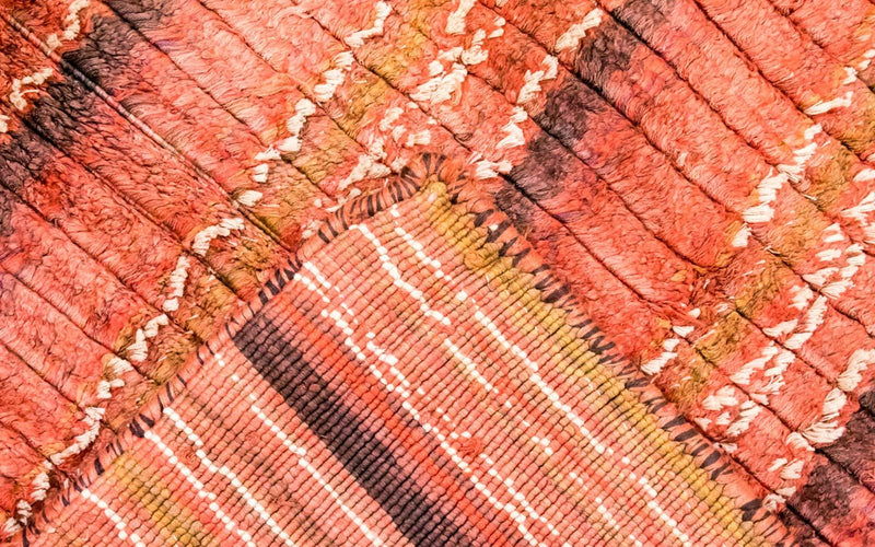 Dywan wiskozowy - 213 x 213 cm - wielokolorowy