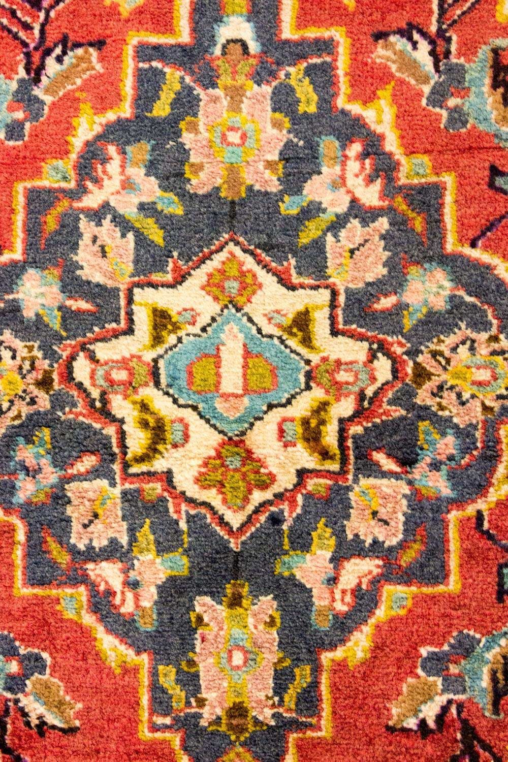 Dywan perski - Keshan - 162 x 105 cm - pomarańczowy