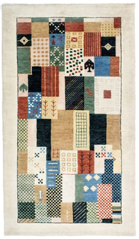 Dywan Gabbeh - Loribaft Perski - 165 x 95 cm - kolorowe