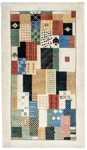 Dywan Gabbeh - Loribaft Perski - 165 x 95 cm - kolorowe