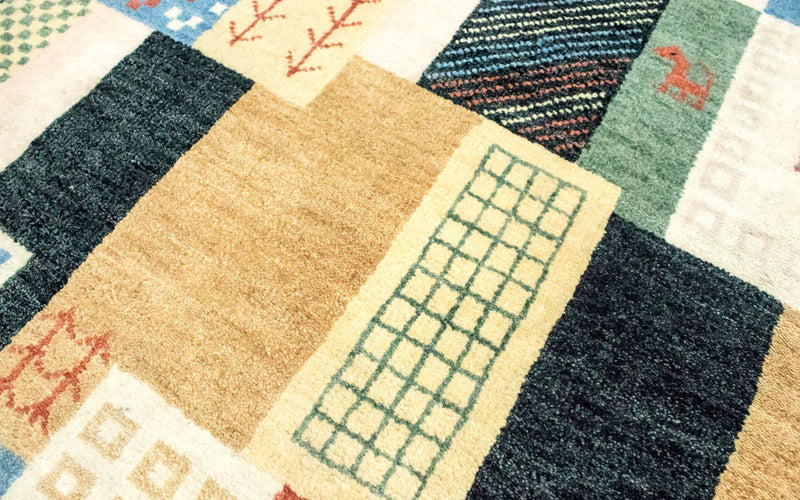 Dywan Gabbeh - Loribaft Perski - 165 x 95 cm - kolorowe