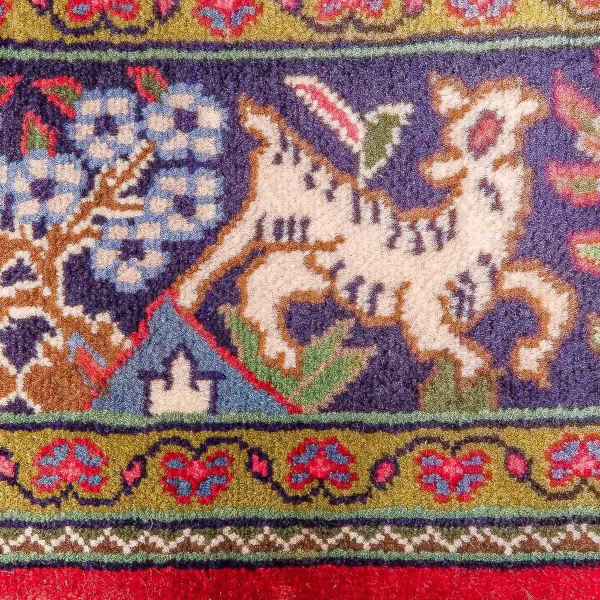 Dywan perski - Ghom - 200 x 140 cm - czerwony