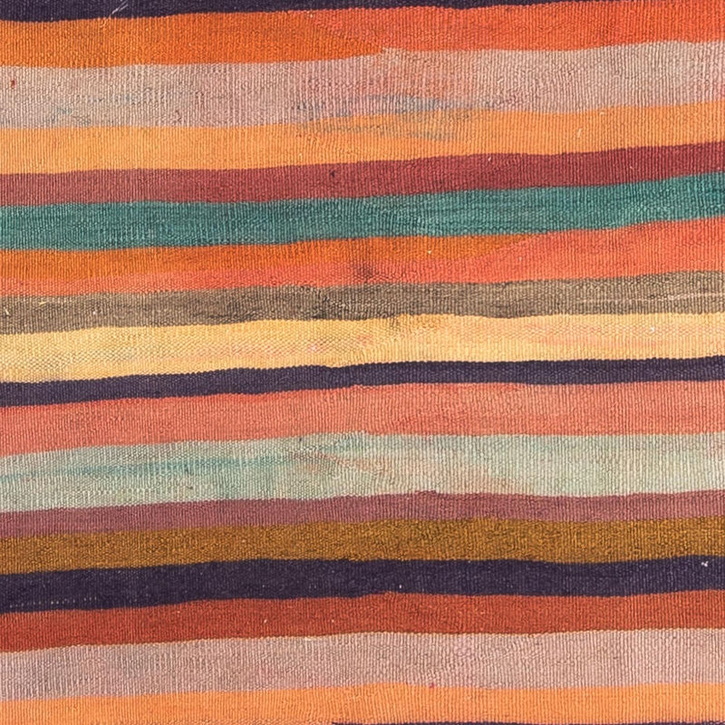 Dywan Kelim - Stary - 170 x 140 cm - wielokolorowy