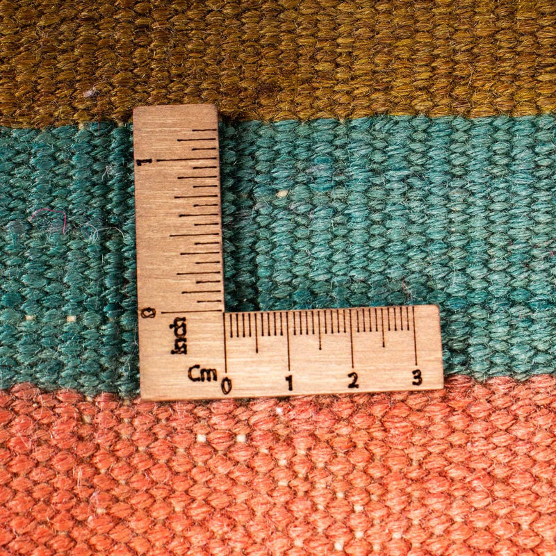 Dywan Kelim - Stary - 170 x 140 cm - wielokolorowy