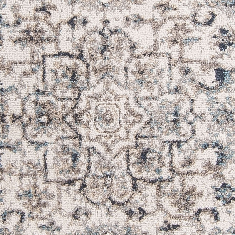 Nowoczesna wykładzina - 150 x 75 cm - srebrny