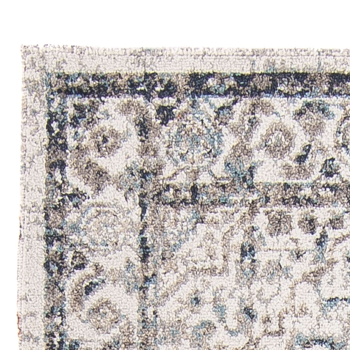 Nowoczesna wykładzina - 150 x 75 cm - srebrny