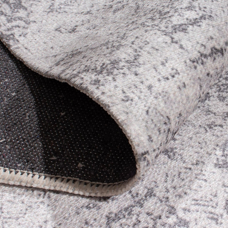 Nowoczesna wykładzina - 150 x 76 cm - srebrny