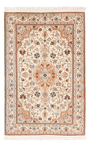 Jedwabny dywan - Kashmir Silk - 125 x 78 cm - kremowy