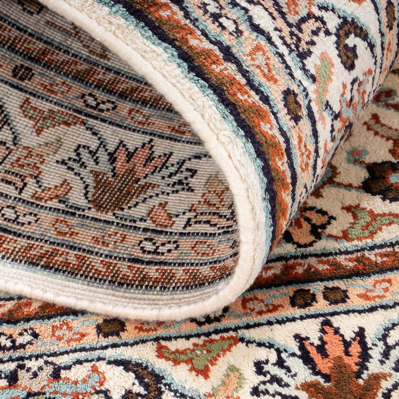 Jedwabny dywan - Kashmir Silk - 125 x 78 cm - kremowy