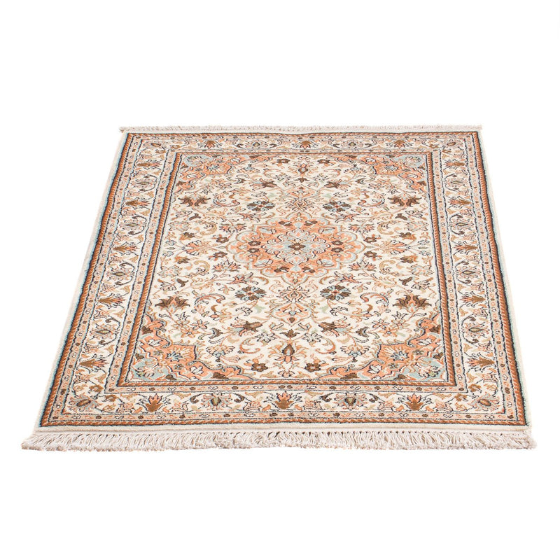 Jedwabny dywan - Kashmir Silk - 125 x 78 cm - kremowy