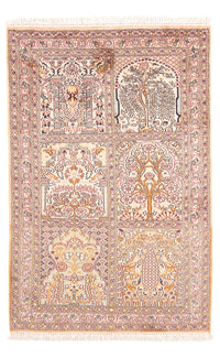 Jedwabny dywan - Kashmir Silk - 119 x 79 cm - wielokolorowy