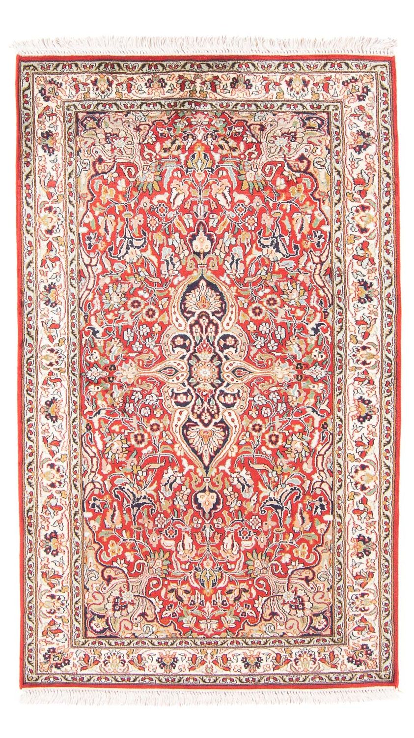 Jedwabny dywan - Kashmir Silk - 162 x 90 cm - czerwony