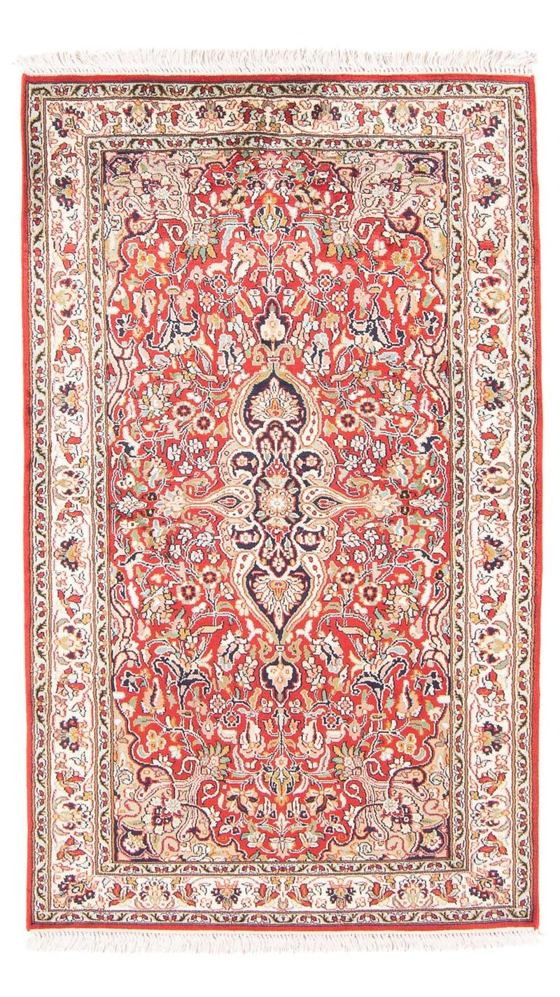 Jedwabny dywan - Kashmir Silk - 162 x 90 cm - czerwony