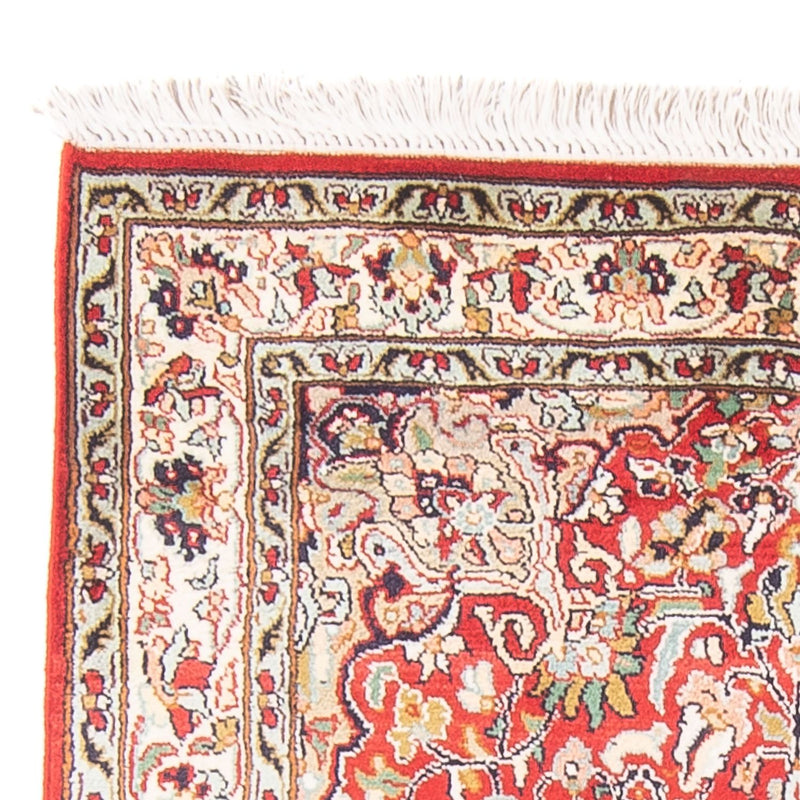 Jedwabny dywan - Kashmir Silk - 162 x 90 cm - czerwony