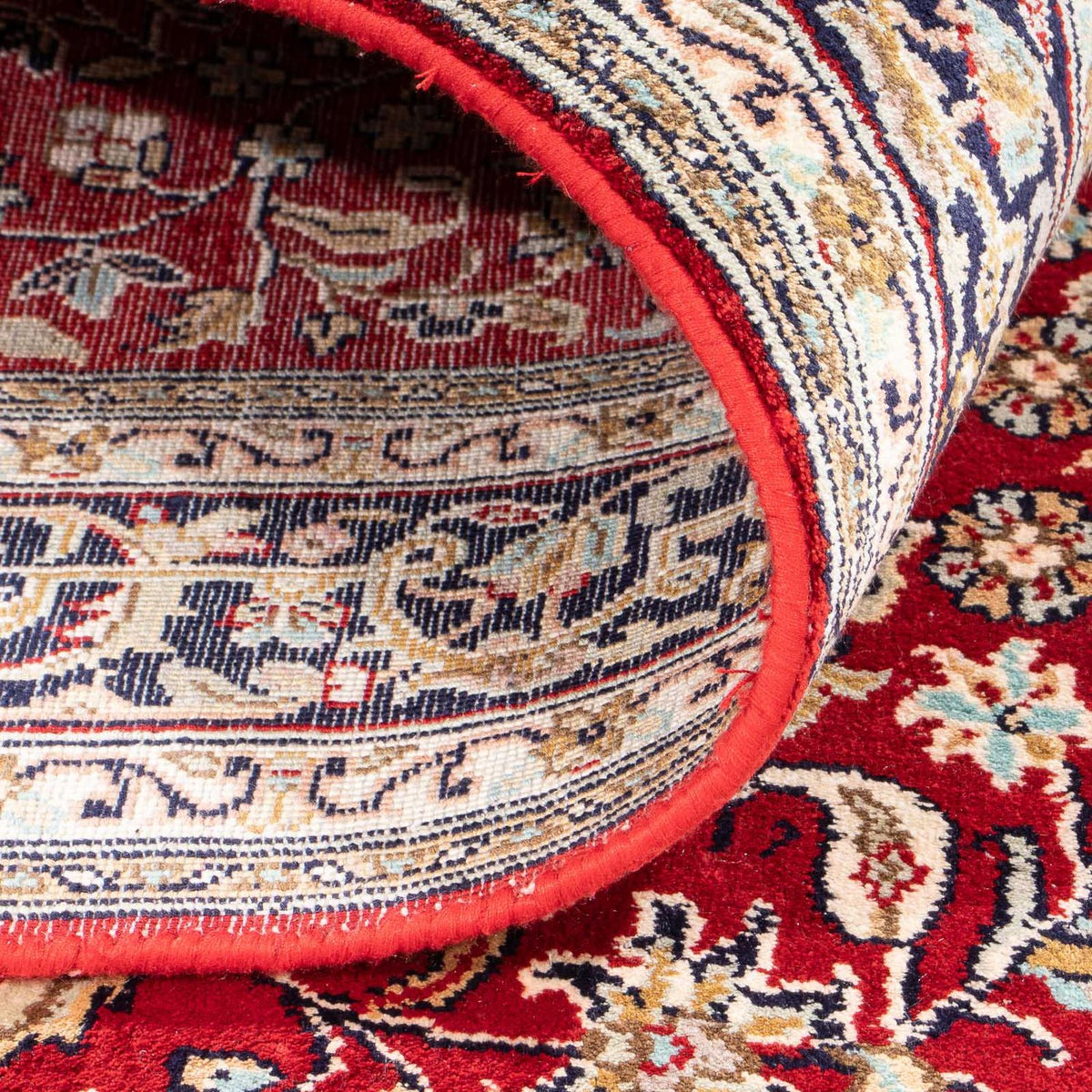 Jedwabny dywan - Kashmir Silk - 162 x 90 cm - czerwony