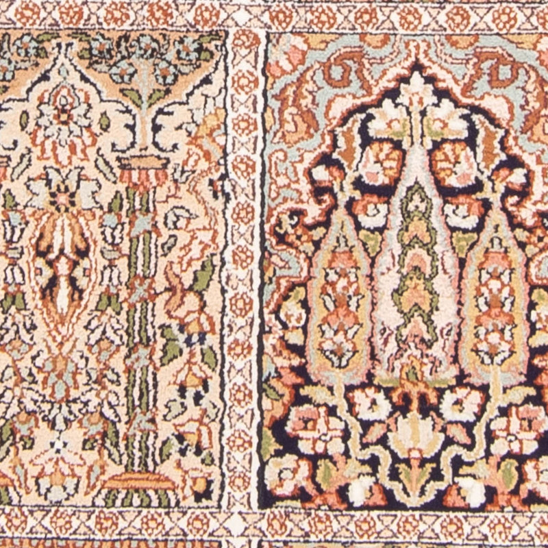 Jedwabny dywan - Kashmir Silk - 148 x 92 cm - wielokolorowy