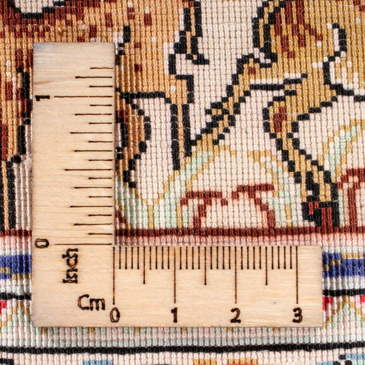 Jedwabny dywan - Ghom Silk - Premium - 156 x 100 cm - złoto