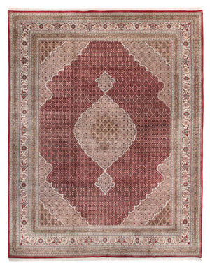 Dywan orientalny - Tabriz - 388 x 303 cm - czerwony