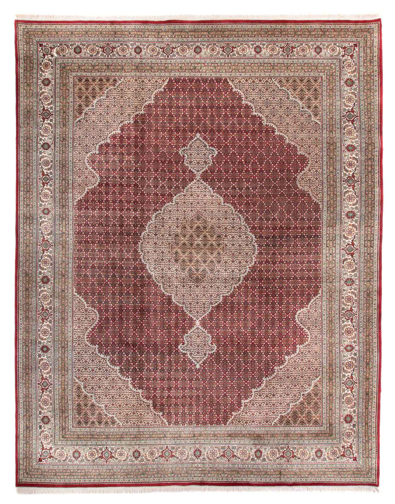 Dywan orientalny - Tabriz - 388 x 303 cm - czerwony