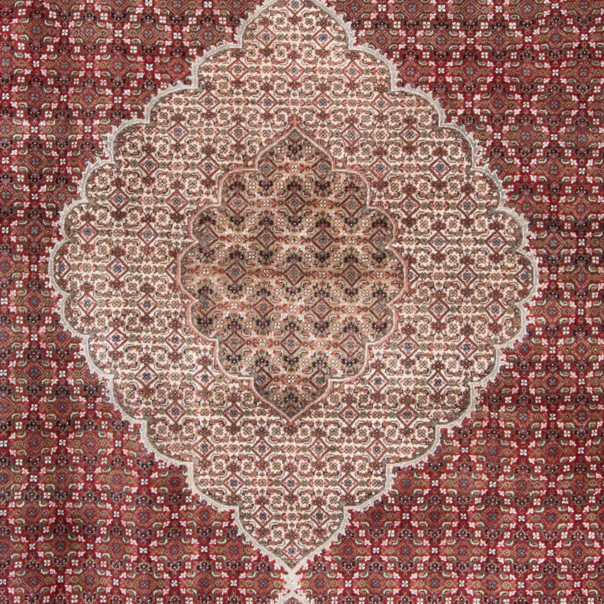 Dywan orientalny - Tabriz - 388 x 303 cm - czerwony