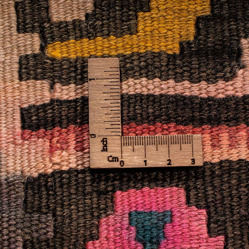 Dywan Kelim - Stary - 190 x 130 cm - wielokolorowy