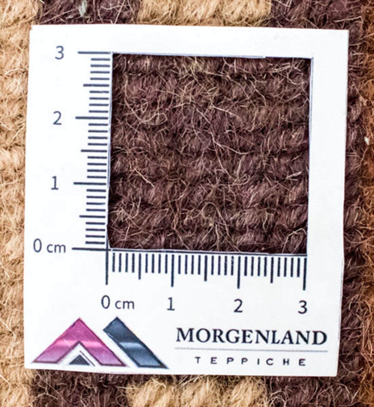 Dywan z Nepalu - 191 x 148 cm - brązowy