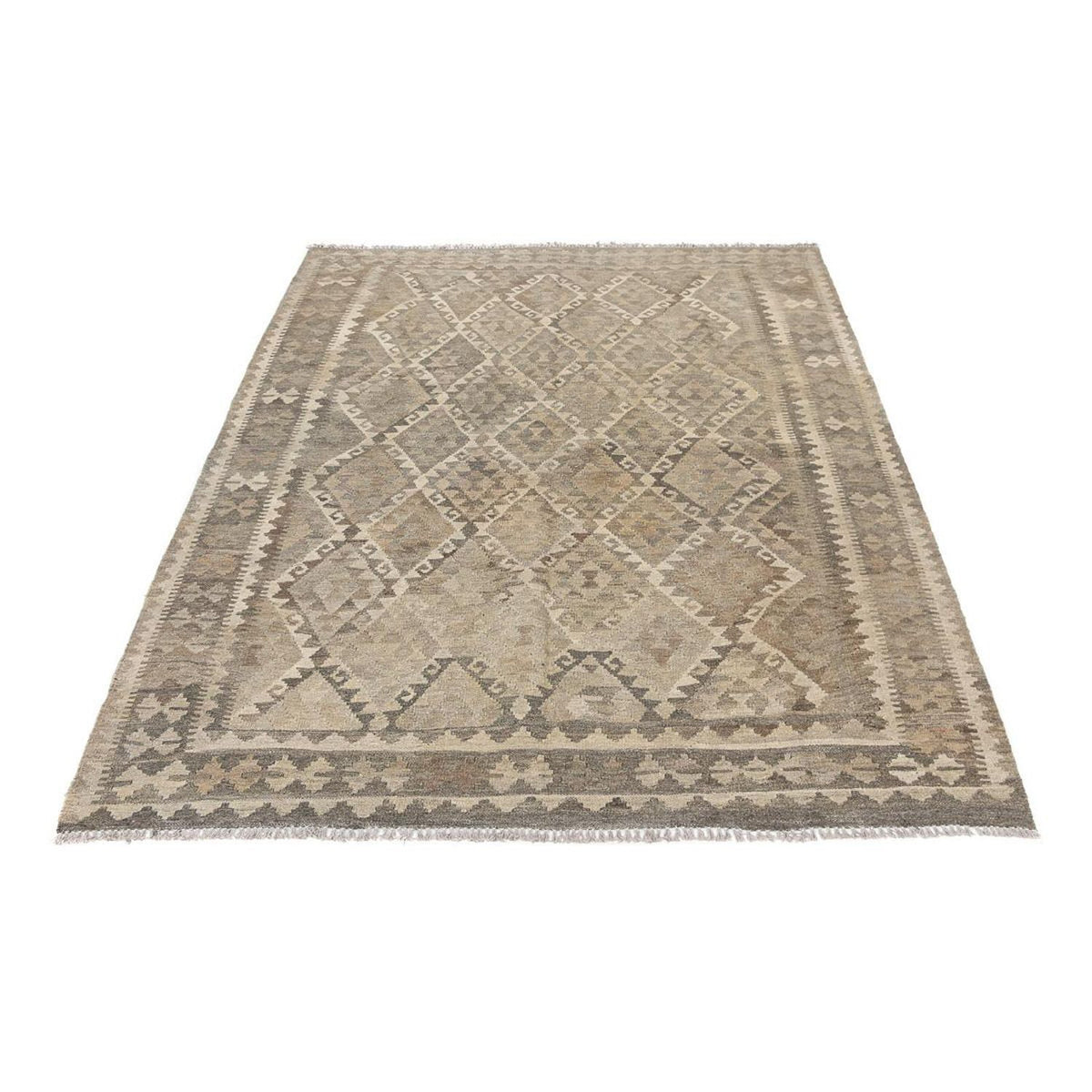 Dywan Kelim - Splash - 196 x 162 cm - wielokolorowy