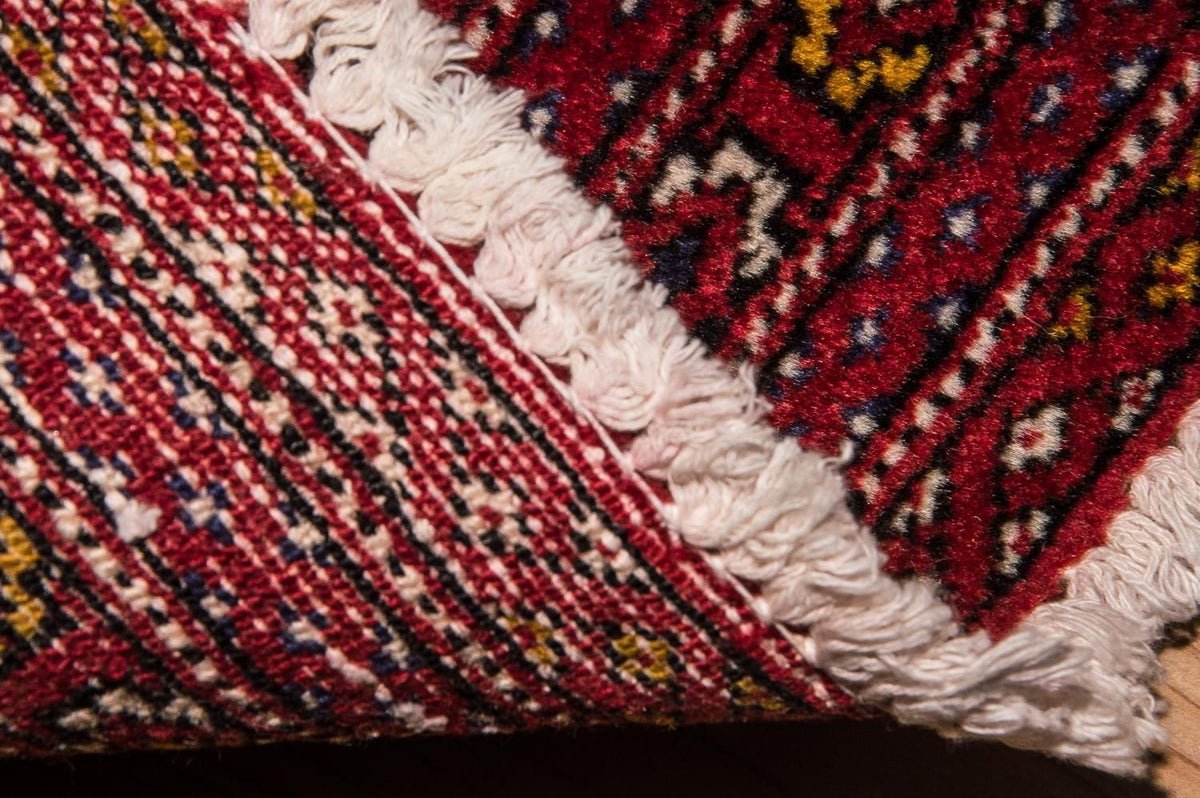 Dywan turkmeński - 140 x 70 cm - czerwony