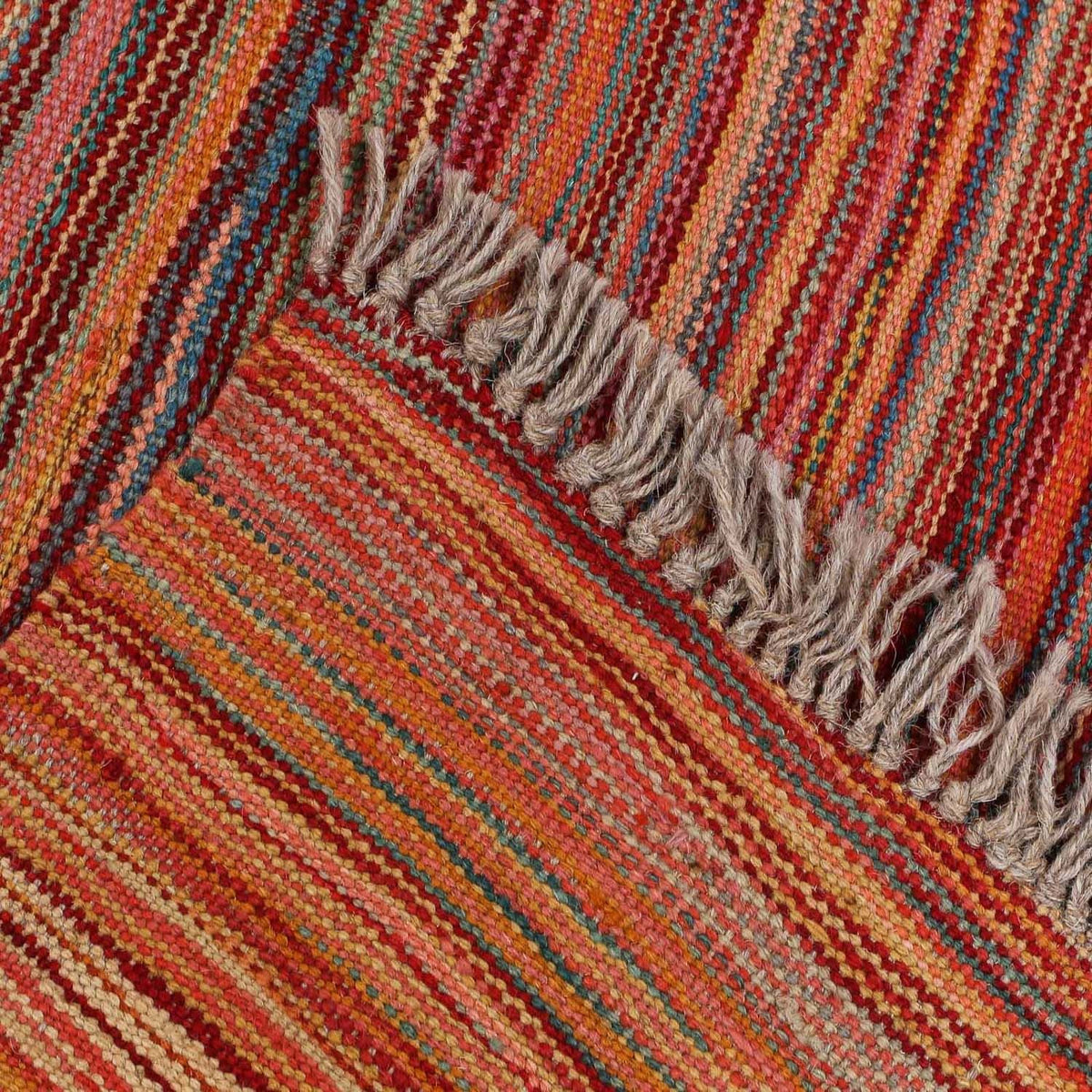 Dywan Kelim - Splash - 198 x 140 cm - wielokolorowy