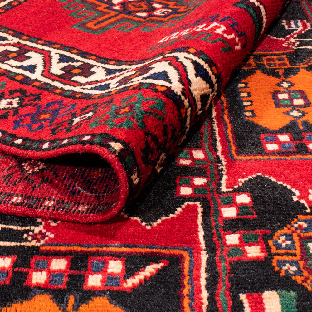 Perski dywan - Nomadyczny - 292 x 166 cm - czerwony