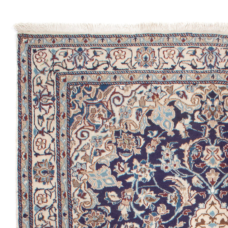 Dywan perski - Nain - 248 x 159 cm - ciemnoniebieski