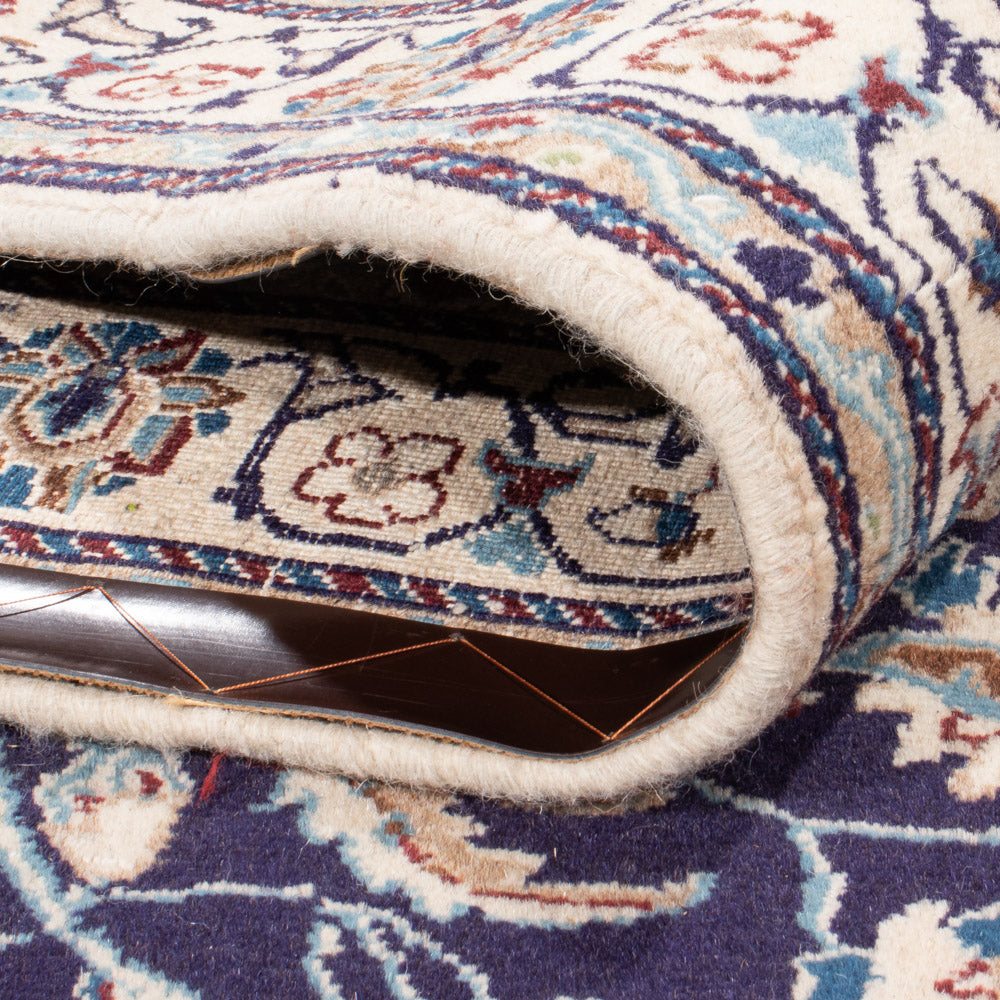 Dywan perski - Nain - 248 x 159 cm - ciemnoniebieski