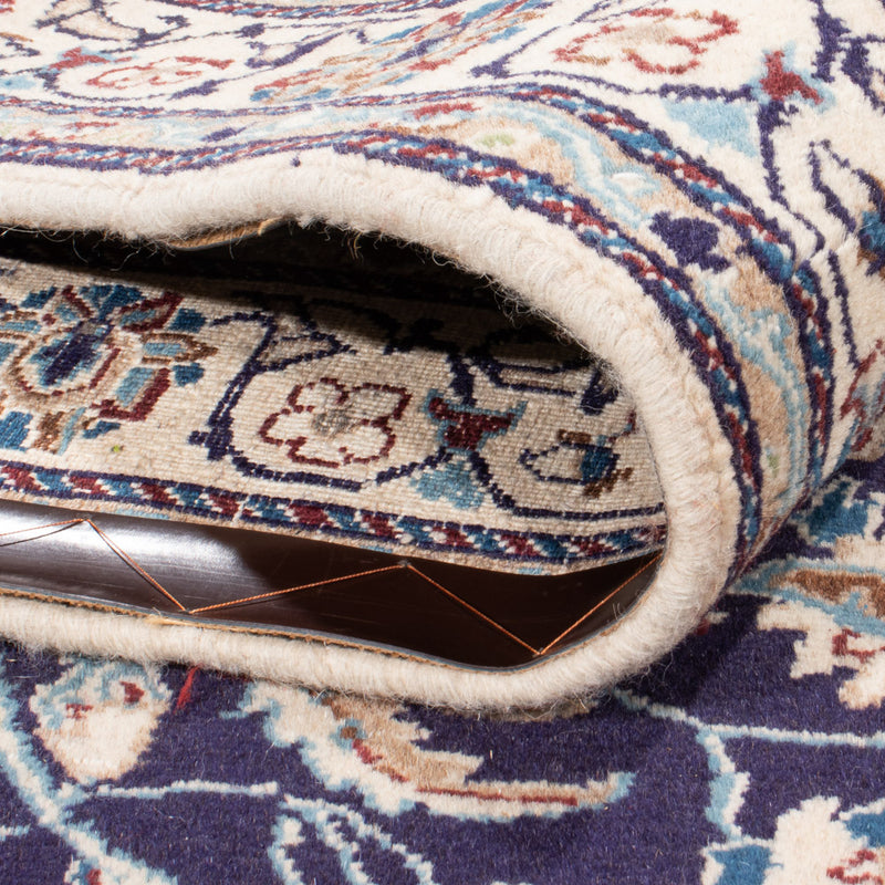 Dywan perski - Nain - 248 x 159 cm - ciemnoniebieski