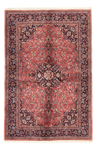 Indo Sarouk Dywan 125x188cm - Dywan orientalny - łososiowy