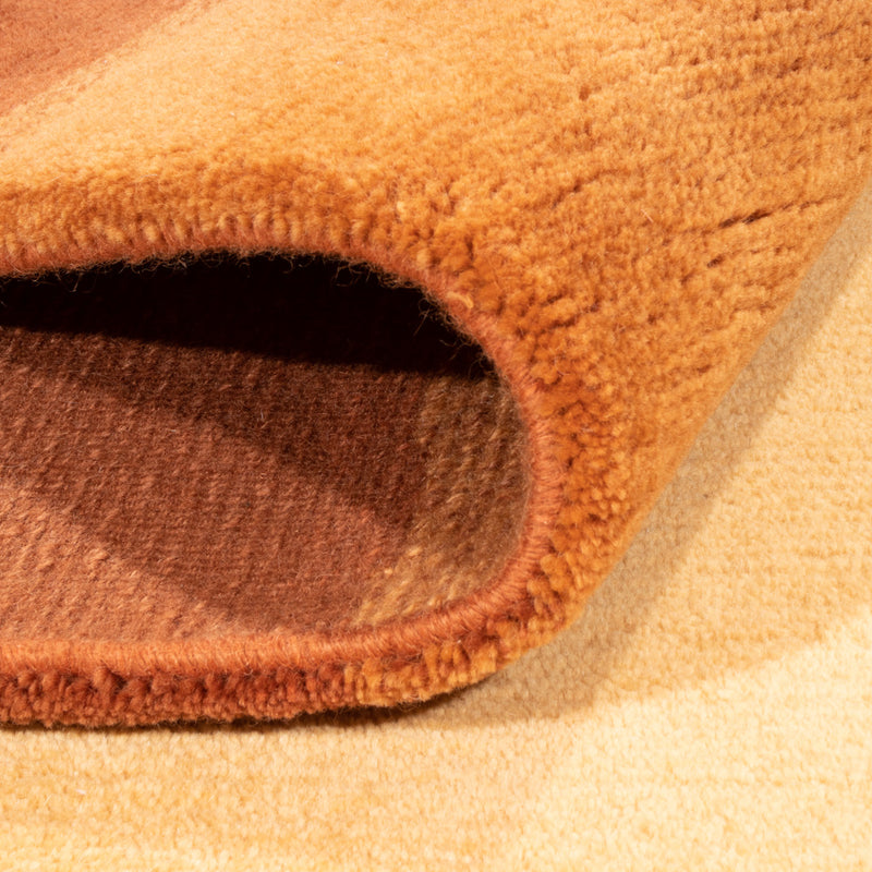 Dywan z Nepalu - 238 x 171 cm - złoto