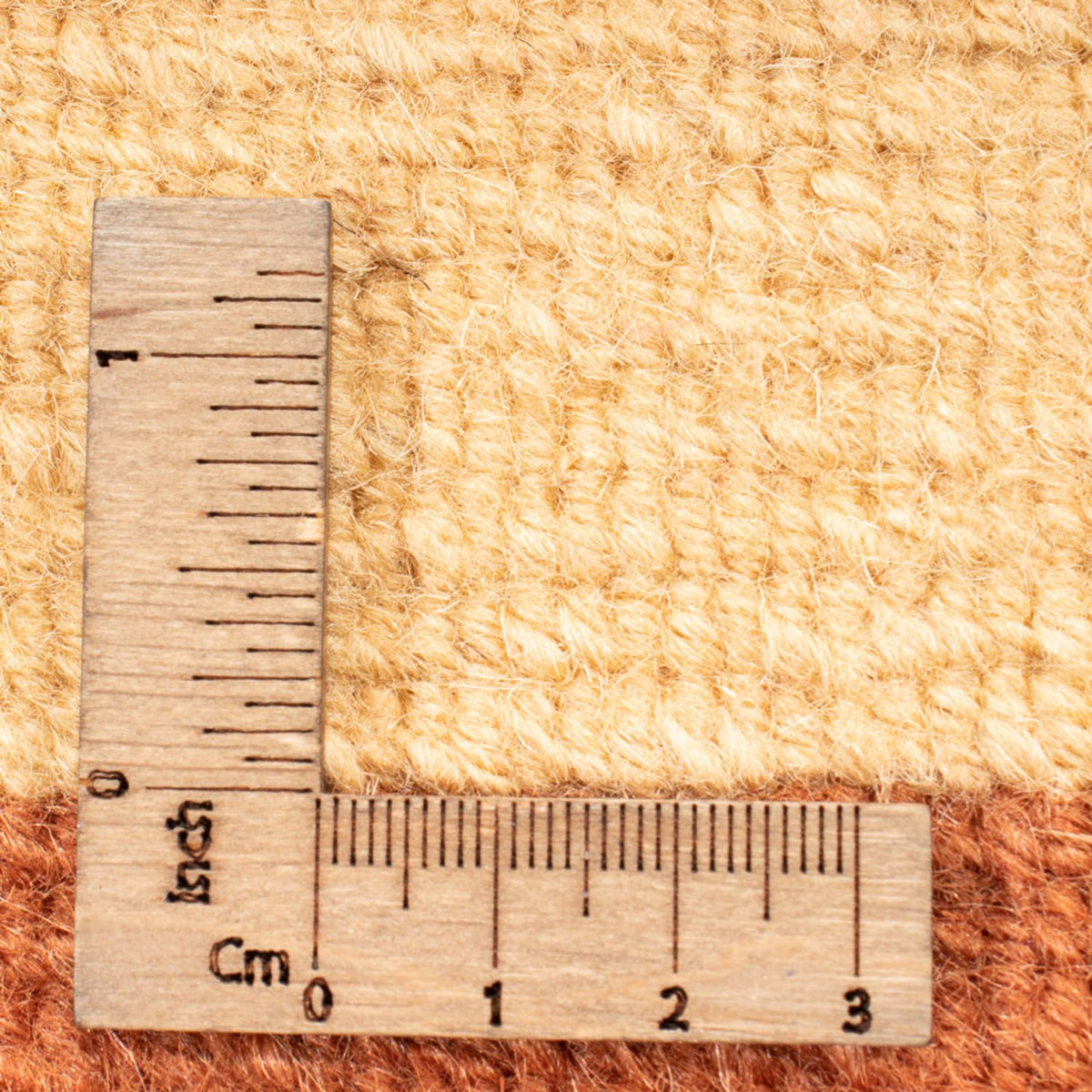 Dywan z Nepalu - 238 x 171 cm - złoto