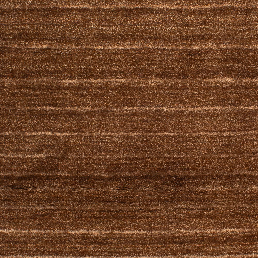 Dywan wełniany - 194 x 135 cm - brązowy