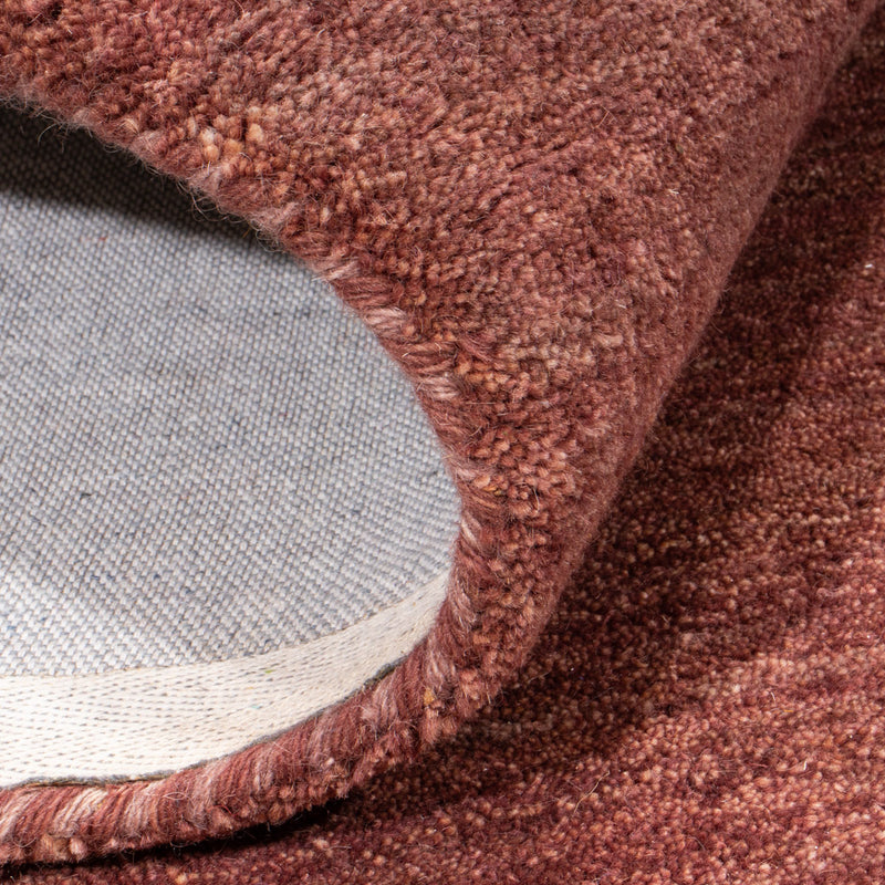 Dywan wełniany - 192 x 137 cm - fioletowy