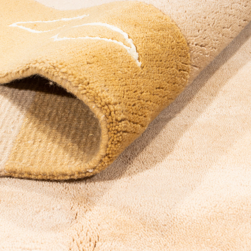 Dywan z Nepalu - 301 x 199 cm - beżowy