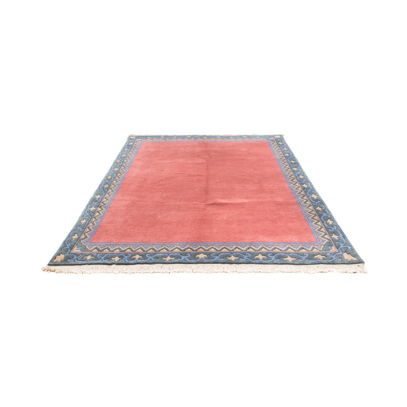 Dywan z Nepalu - 251 x 201 cm - łososiowy