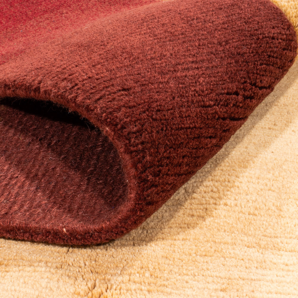 Dywan z Nepalu - 300 x 199 cm - złoto scala