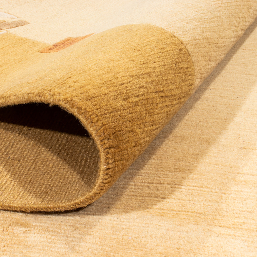 Dywan z Nepalu - 297 x 200 cm - beżowy