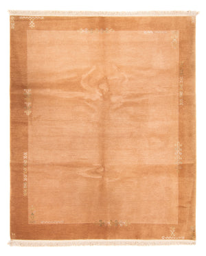 Dywan z Nepalu - 250 x 200 cm - łososiowy